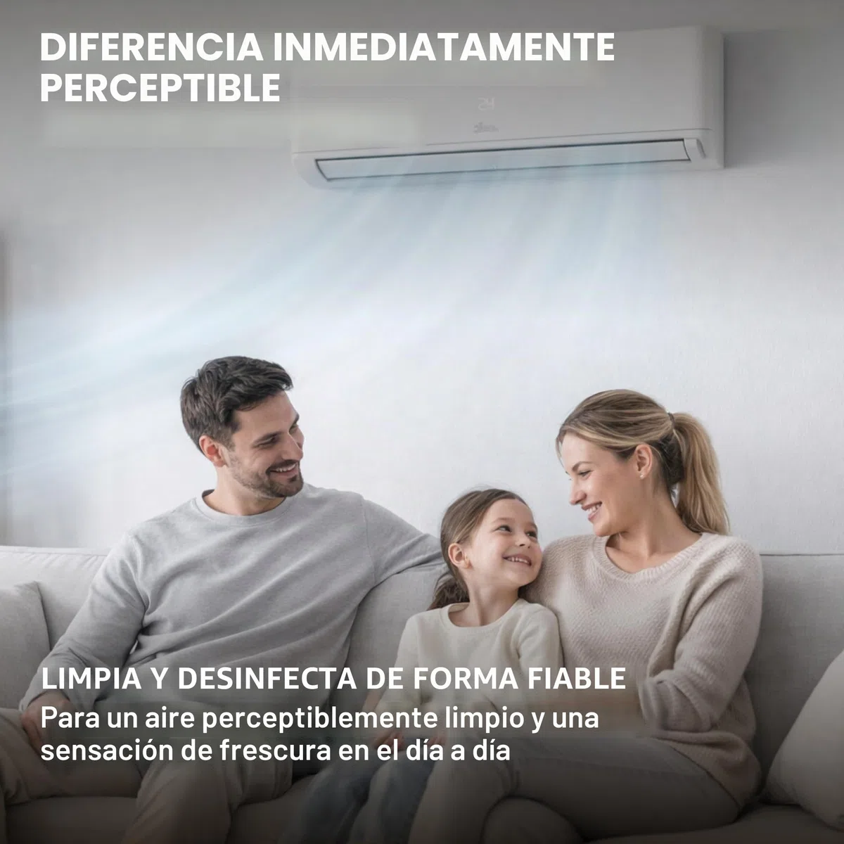 Kältebringer Limpiador de aire acondicionado espuma 400 ml – Desinfección para splitgerät o coche coche – con sonda de 60 cm – Limpiador de aire acondicionado multiusos elimina olores y bacterias