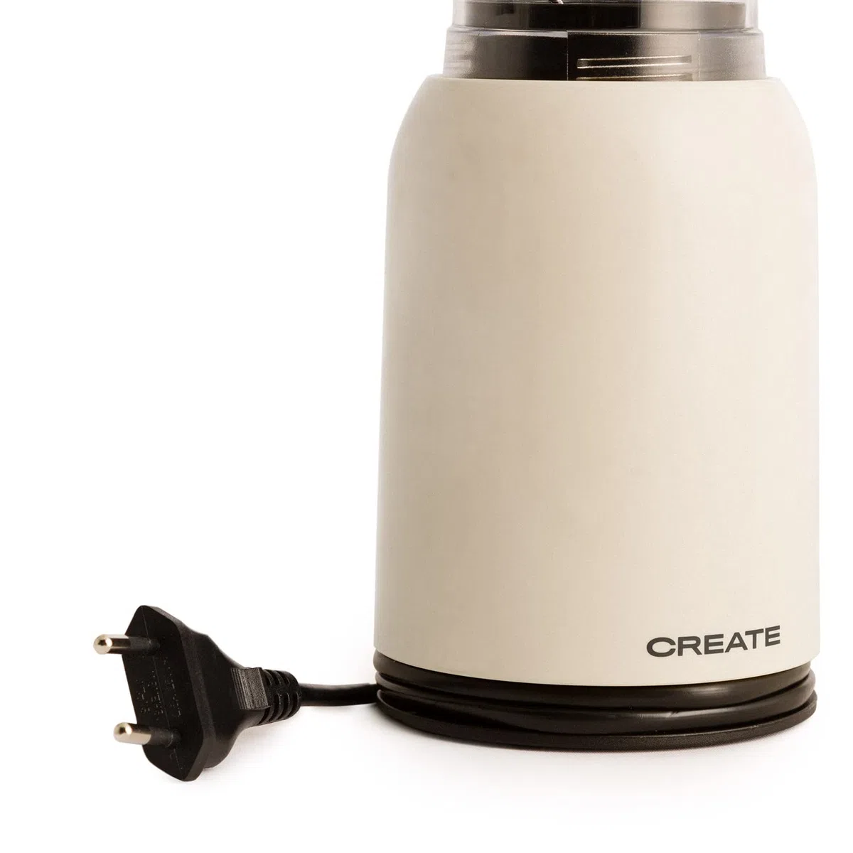 CREATE/MOI STUDIO/Batidora de vaso blanco roto/Tritura y emulsiona, para smoothies y batidos, vaso 400 ml, individual, libre BPA, portátil, cuchillas de acero inoxidable, 230W