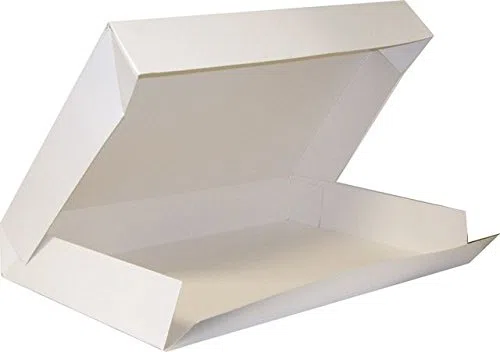 Lote de 10 cajas de cartón para bandeja de catering, longitud x anchura: 42 cm x 28 cm, altura 6 cm