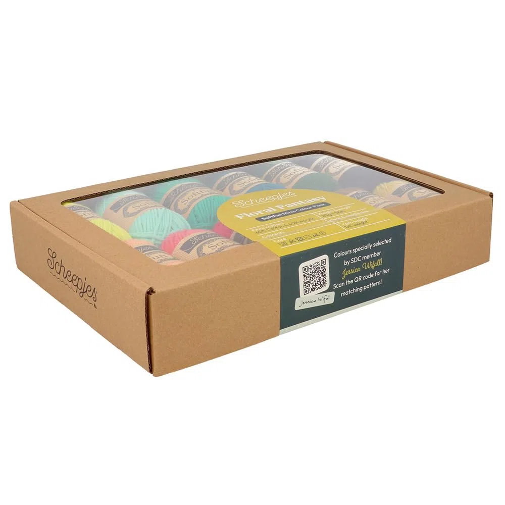 Scheepjes Softfun Colour Pack 12x20g - Fantasía Floral