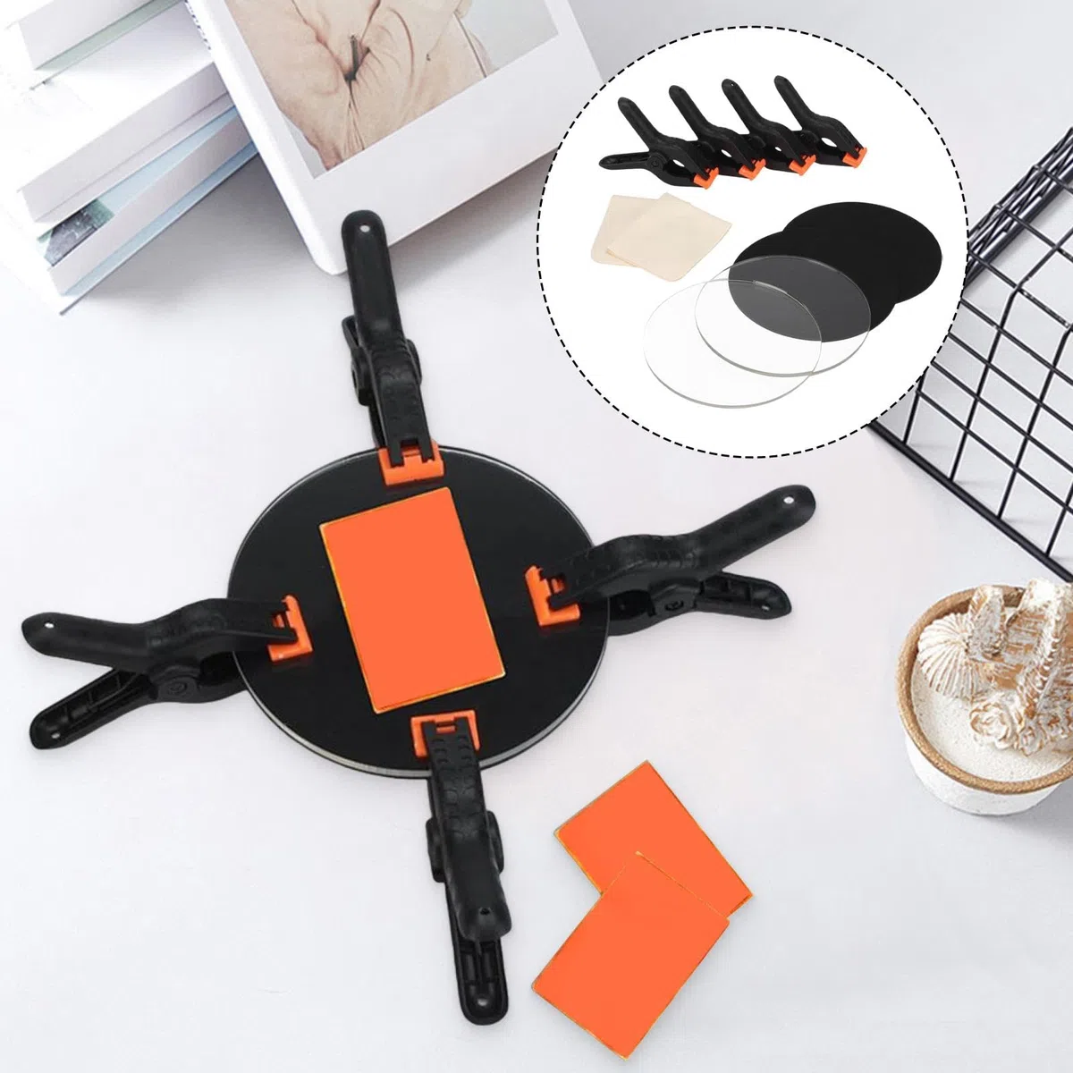 Kit de Aplanamiento de 10 Cartas, Accesorios de Mantenimiento para Cromos, Set de Reparación de Cartas para Tarjetas Coleccionables y Deportivas