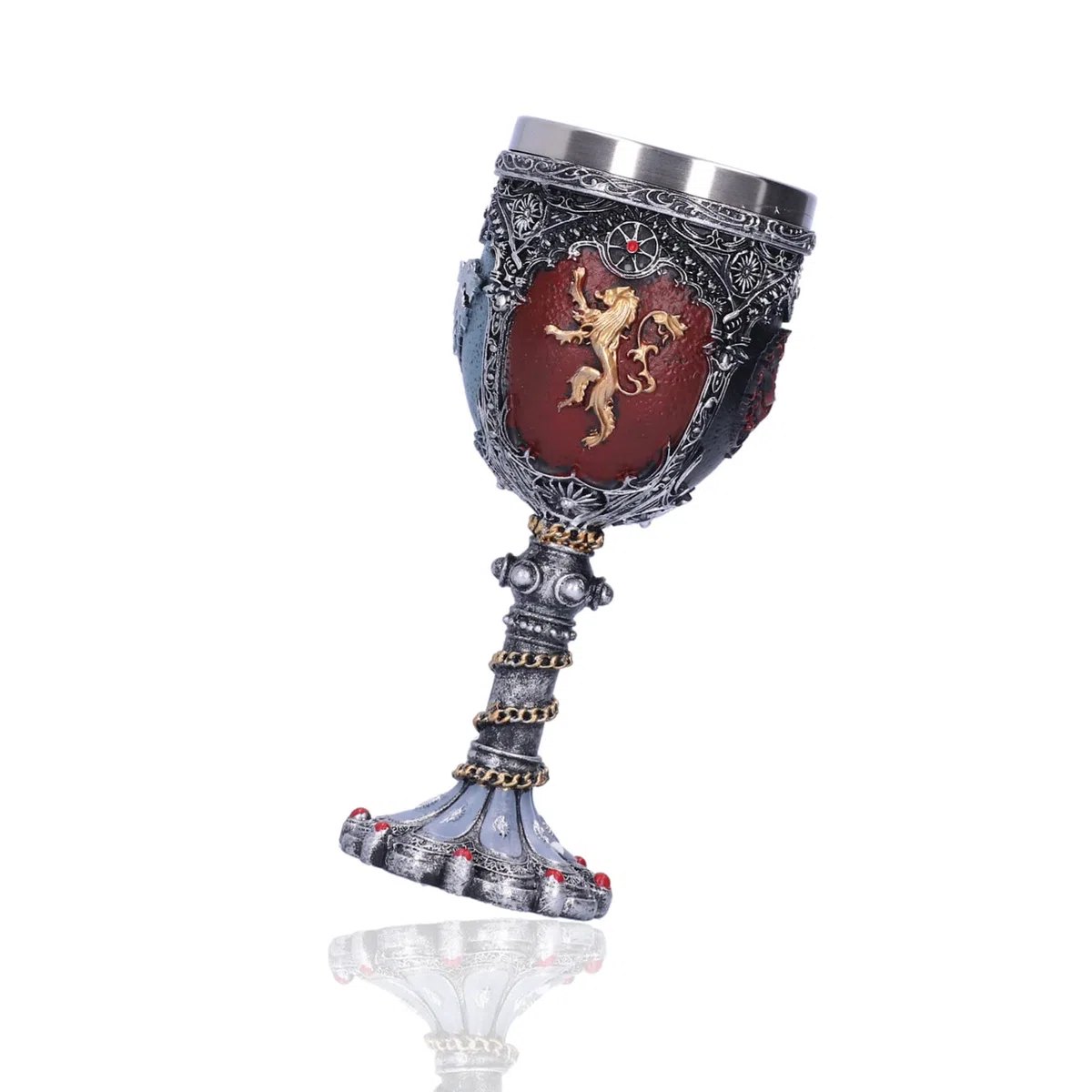 180ML Acero Inoxidable Cáliz de Dragón Cáliz de Vino Medieval de 7.1x2.8in Taza para Beber, Copas de Cóctel Góticas, Party Bar Drinkware