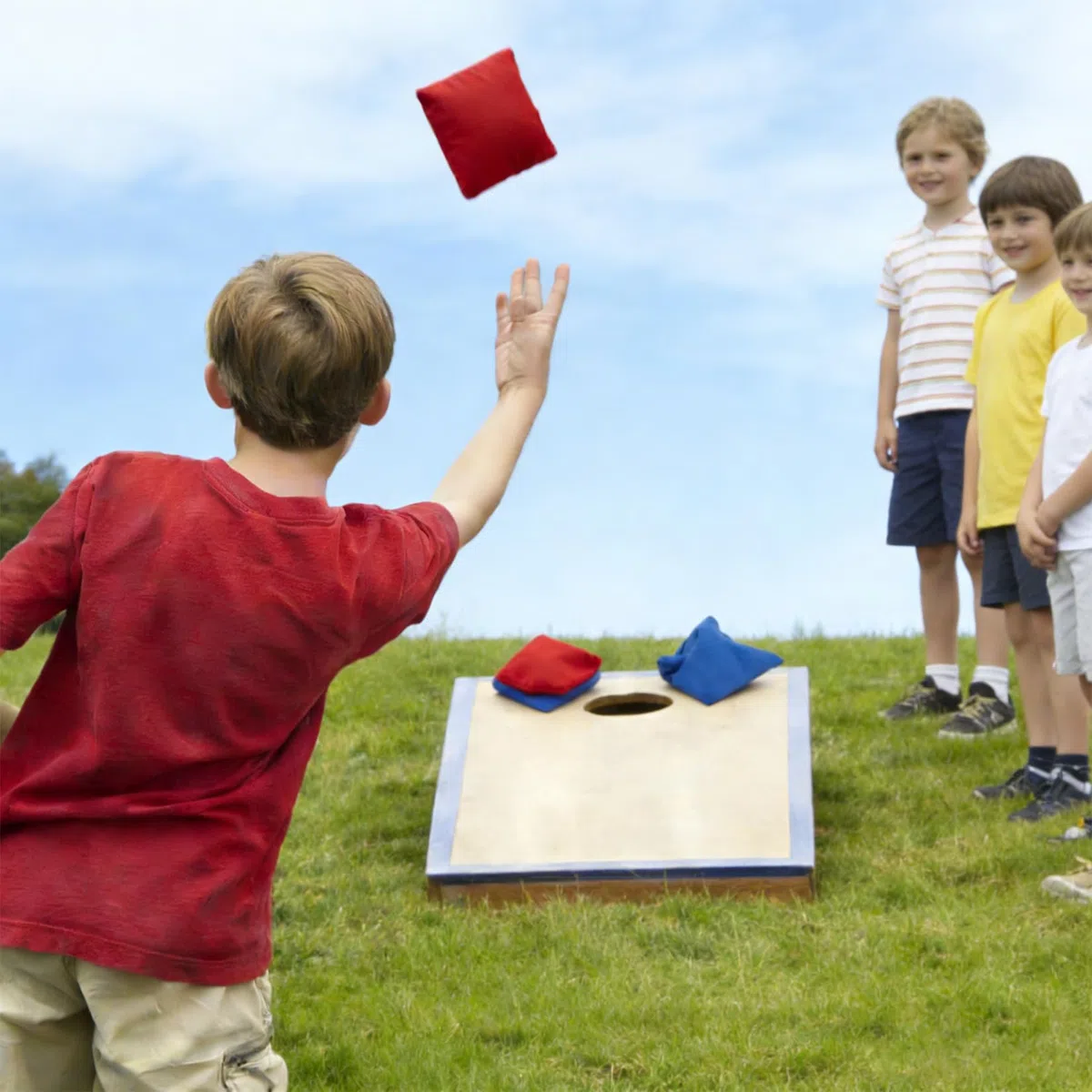 Bolsas de Frijol de Nylon,Juego Lanzamiento para Aire Libre Mini Cornhole Bolsas de Frijoles, para lanzar Deportes al Aire Libre Juegos Familiares Juguetes para niños