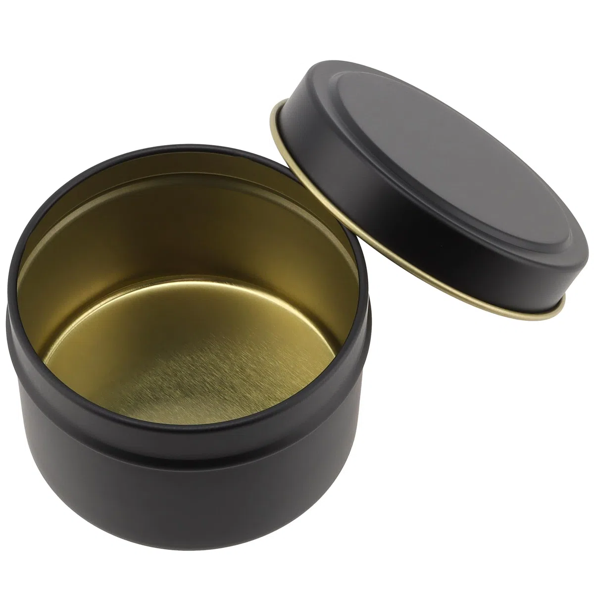 18 Unidades de Latas para Hacer Velas, Tarros Redondos de Metal con Tapa, Recipientes Vacíos para Manualidades, Joyas, Cosméticos