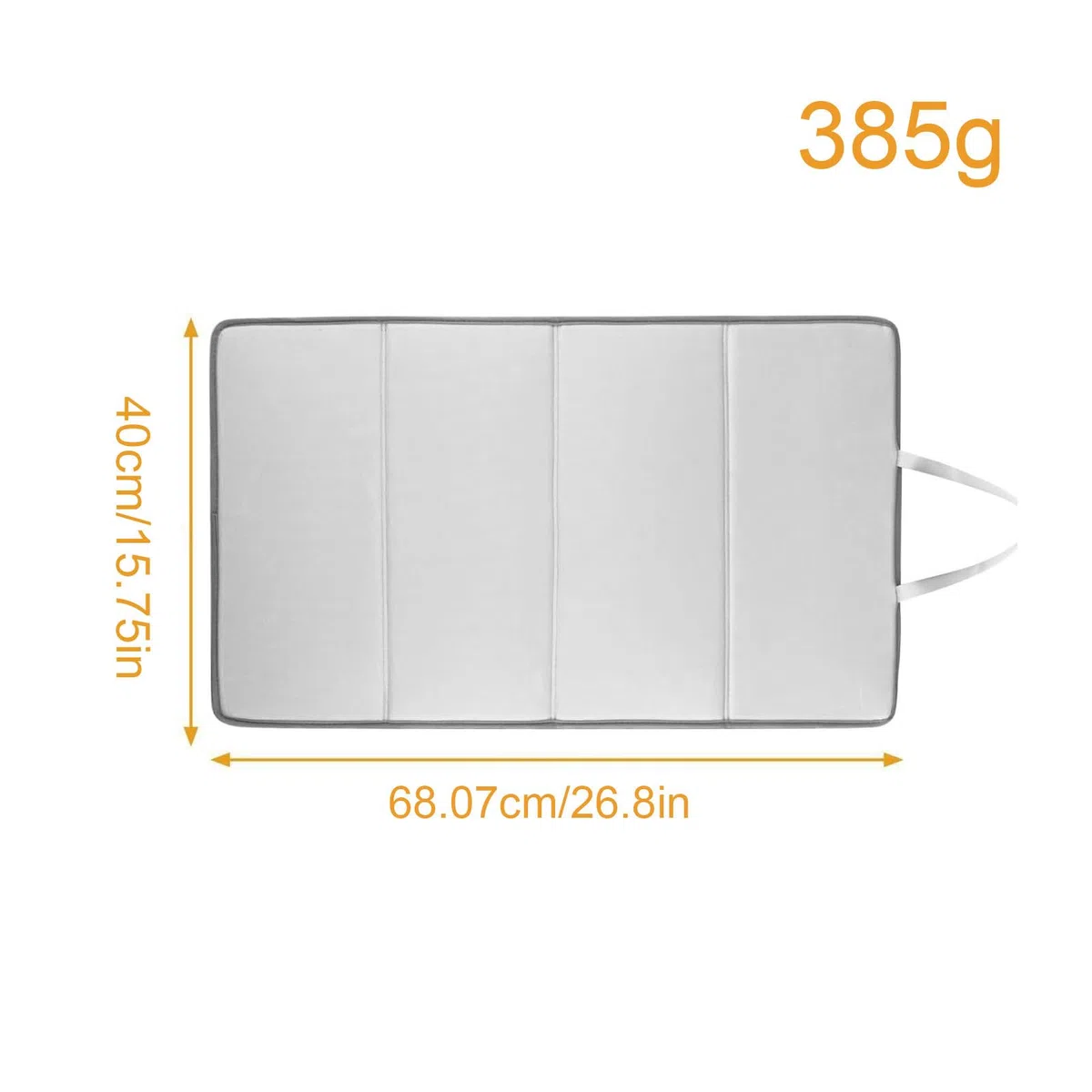 Genérico Tabla De Vapor para Ropa - Almohadilla Vertical Plegable,Tabla De Planchar Vertical Portátil - para Viaje, Hogar, Residencia, Trabajo, Apartamento, Armario, Hotel, Lavandería, Exterior