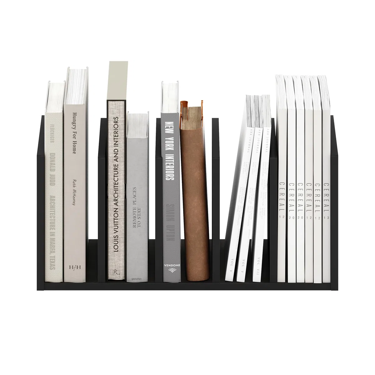 Furinno Hermite Estantería Organizadora para Material de Oficina y Hogar, Espresso