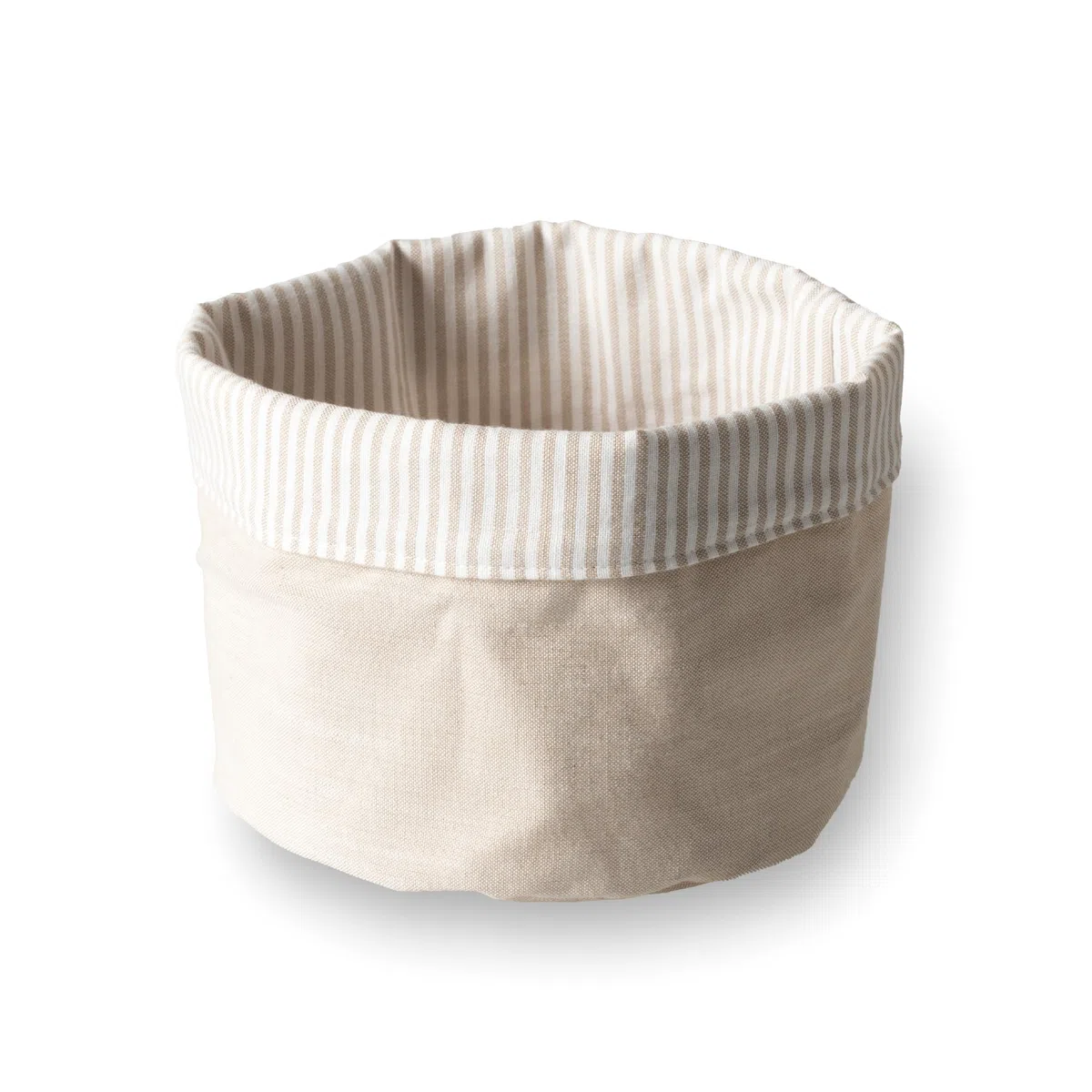 LACOR - 60090 - Panera Cream, Algodón, Viscosa, Apto para lavadora, Plegable, Multiusos, Reversible, Apilable, Poliéster, Ø 20 cm