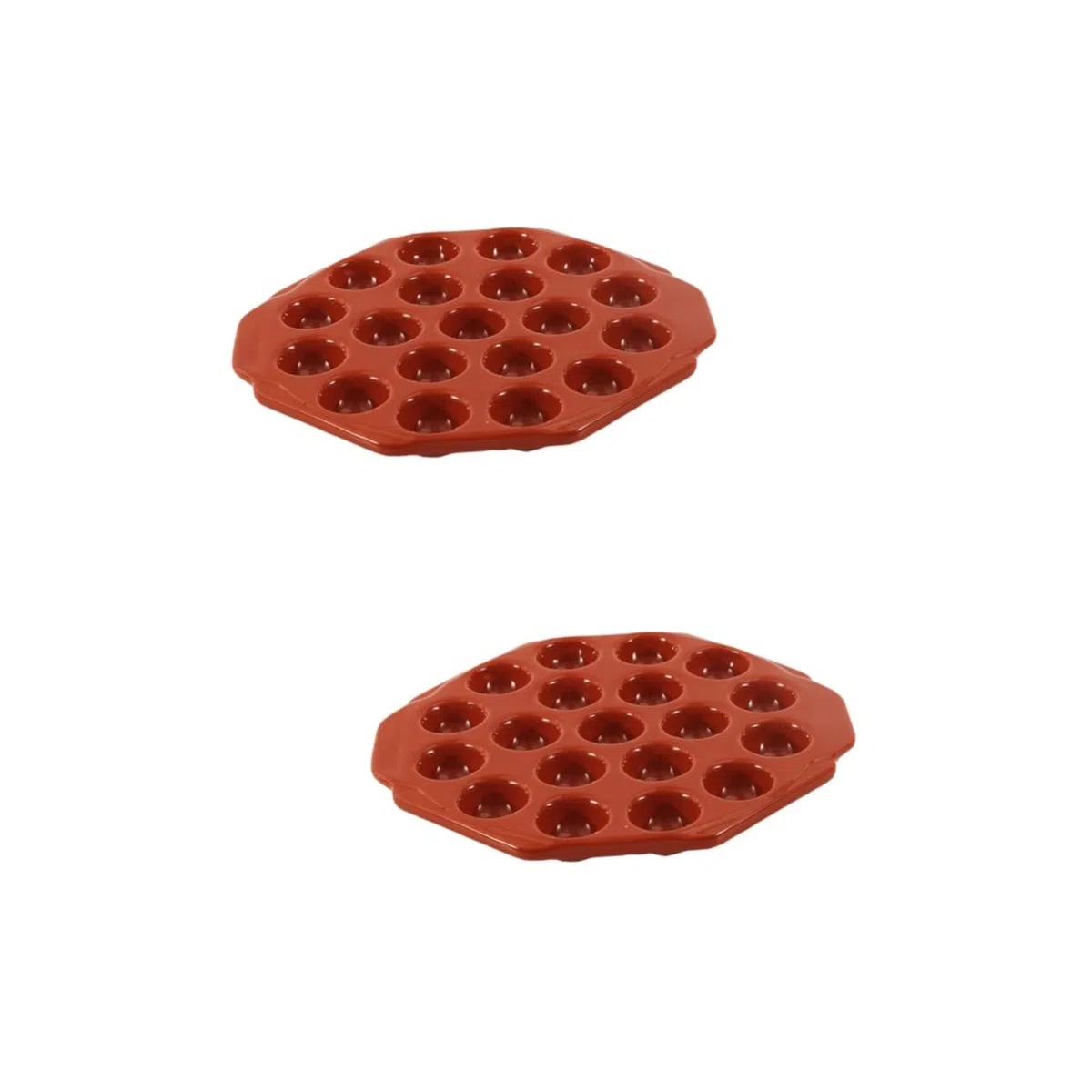 OQHAIR 2 Piezas 19 Rejilla Plato de cerámica para Hornear Plancha de cerámica Juego de Utensilios para Hornear de cerámica Seta de cerámica Escargot Juego de Comedor Plato de Servicio Pla