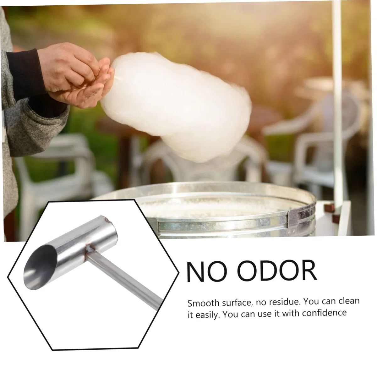 Cabilock Cuchara Medidora para Alimentos Ideal para Azúcar De Malvavisco y Cocina Resistente Al Desgaste