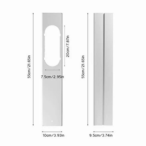 HEEPDD Placa de Sellado de Ventana de Aire Acondicionado Portátil Kit de Sellado de Ventana Universal Kit de Ventilación de Ventana de CA (Colores Variados)