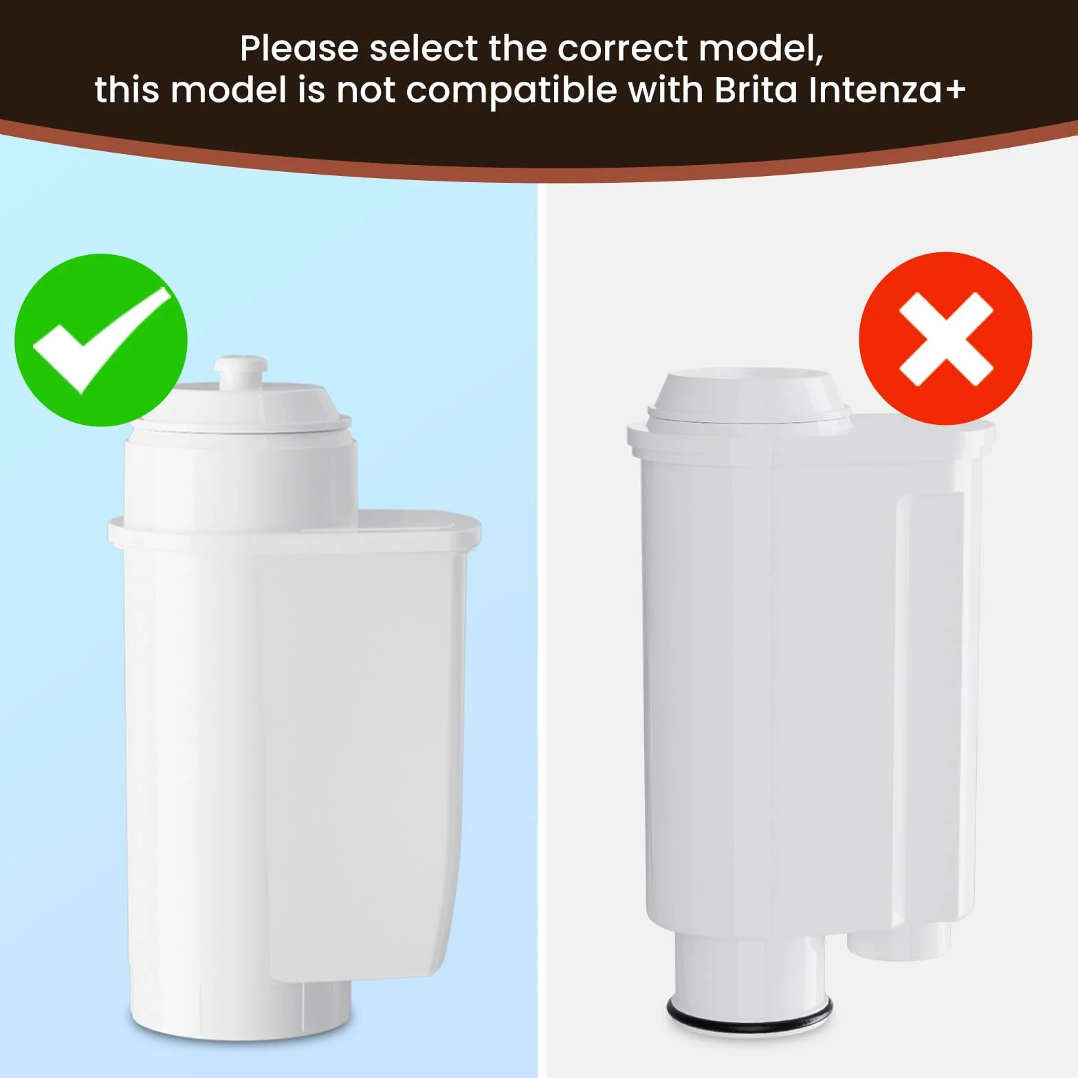 GOLDEN ICEPURE Filtro de agua para máquina de café, Compatible Con Siemens® EQ Series, EQ3/EQ6/EQ9, EQ500, S700, Brita® Intenza 575491, Bosch® TCZ7003, TCZ7033, certificado NSF, 3 piezas