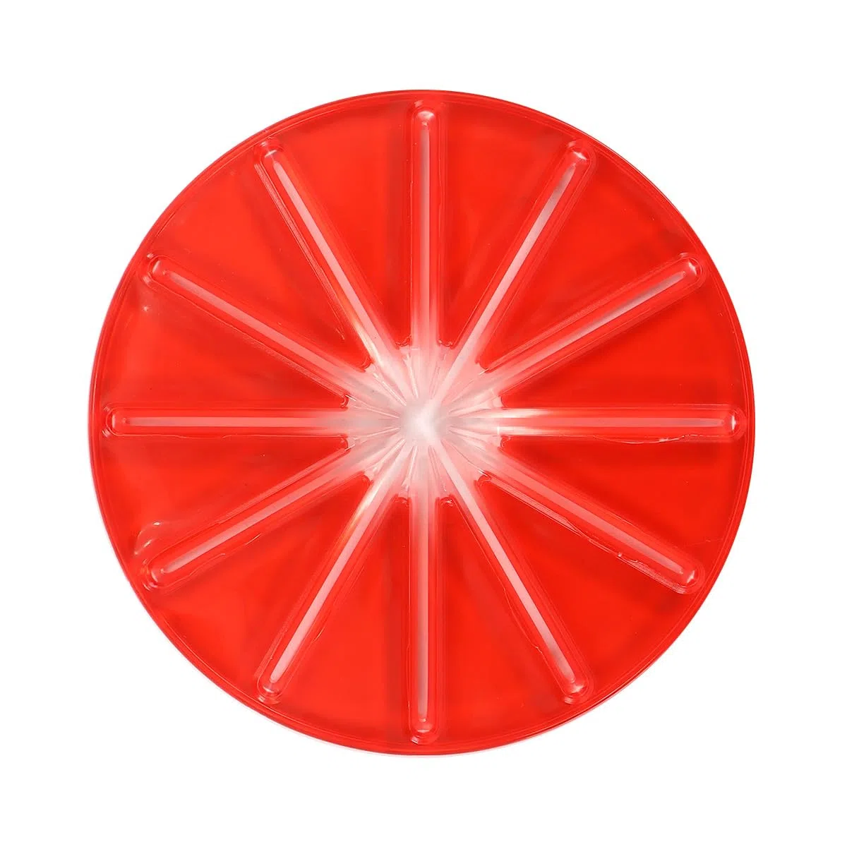 Escobilla protectora redonda para batidora de pie, protector contra salpicaduras de 6 alambres para batidoras de cabezal inclinable de 4,5 qt y 5 qt (rojo, 14 cm)