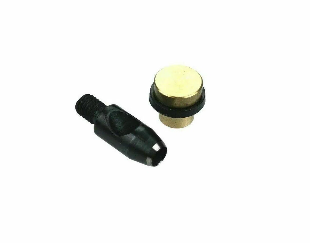 ISTA TOOLS Herramienta de perforación profesional de 2 piezas, perforadora, pipa perforada para prensa de ojales, prensa de husillo, para perforar y perforar cuero, fieltro, etc. (rosca de 7 mm