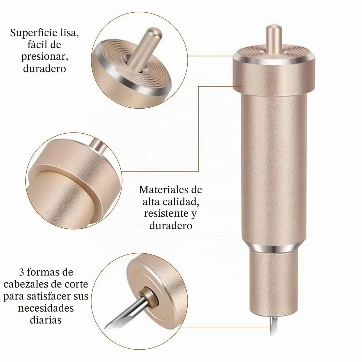 6Pcs Explore Cuchilla de Corte Profundo con Carcasa, 30/45/60 Grados de Afilado de Punta Profunda Cuchilla de Corte, Compatible con Cricut Make, Maker 3, Air 3, Air 2, Air, One, Explore 3