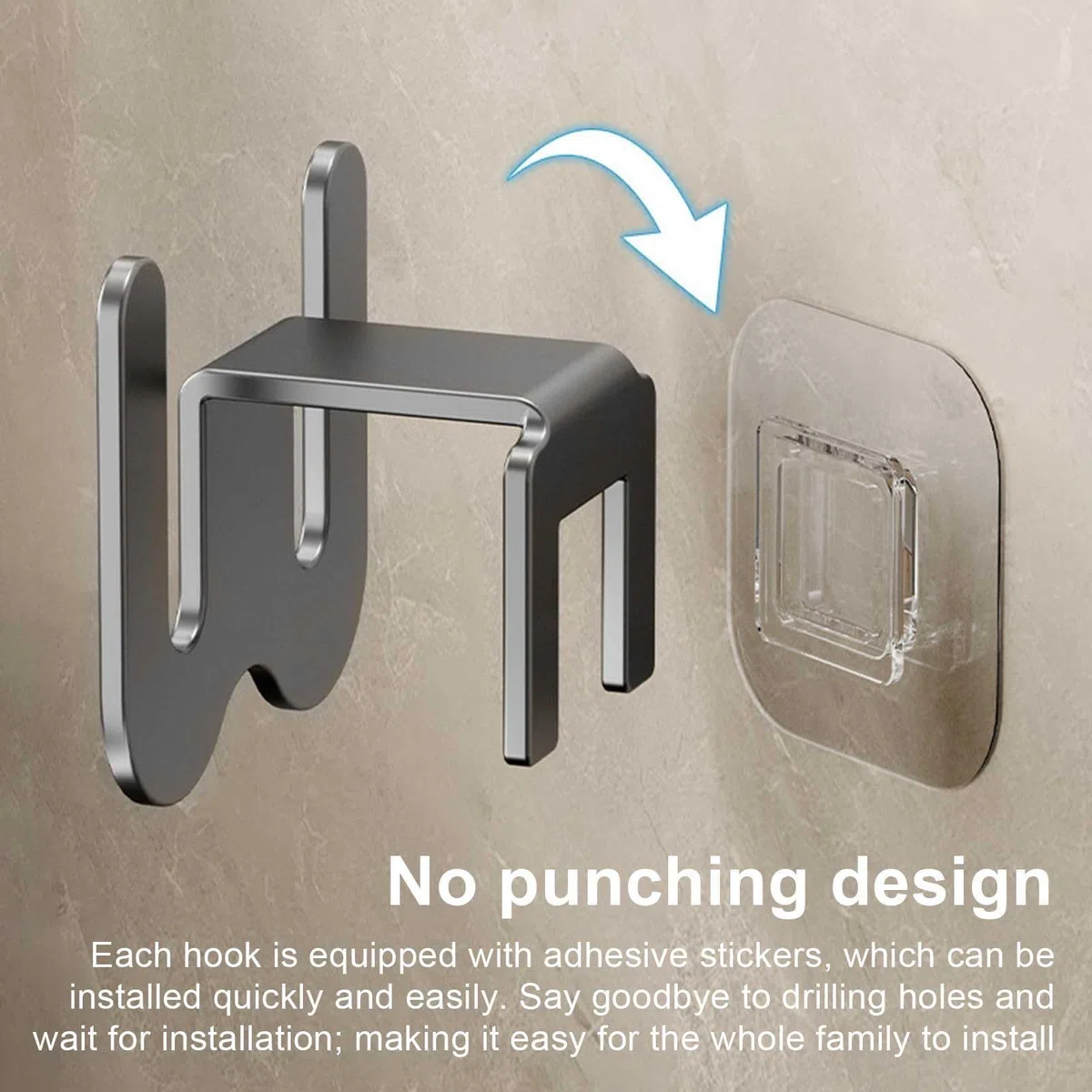 4 Piezas Soportes para Zapatos de Pared - Zapatero de Pared-Autoadhesivo, Carga Máxima 5kg - Zapatero de Aluminio Espacial para Colgar, Brazo a 4,5cm de la Tabique, Entradas y Baños