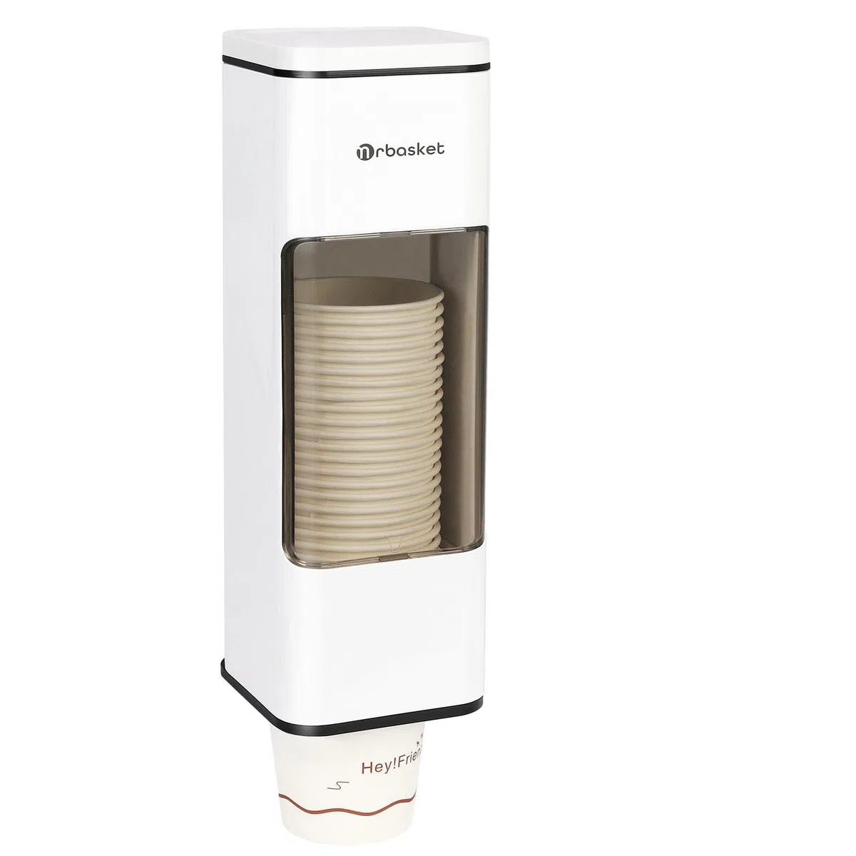 Dispensador magnético de vasos de papel, soporte magnético para tazas, soporte de taza de papel desechable, dispensador de tazas de café desechable, taza de plástico extraíble para encimeras, cocina