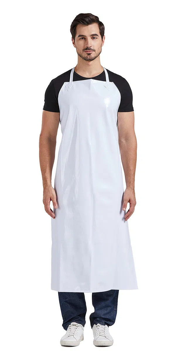 Nanxson Delantal impermeable, ajustable, duradero, resistente, delantal de trabajo, lavado, carnicero, industria CF3114