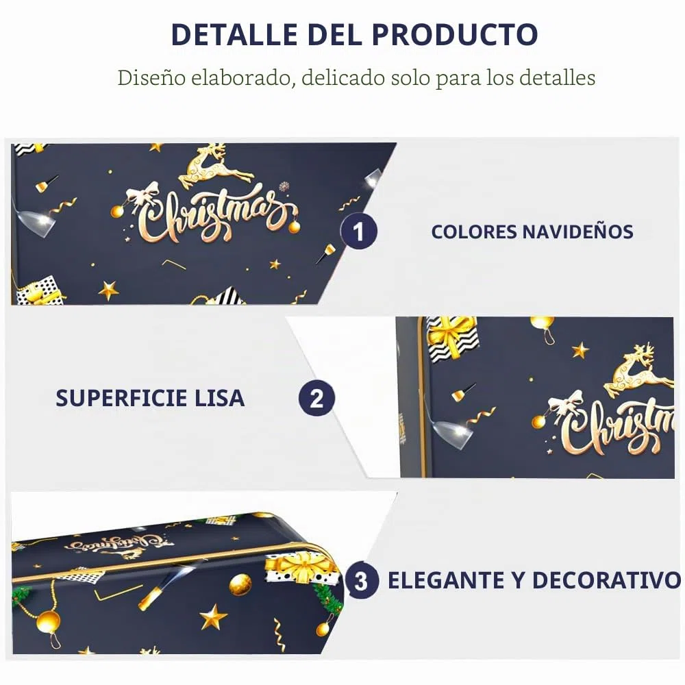 Cajas de Lata Navidad,8 Cajas Metalicas Navidad con Tapas,Latas,para Galletas,Chocolate, Dulces, Golosinas