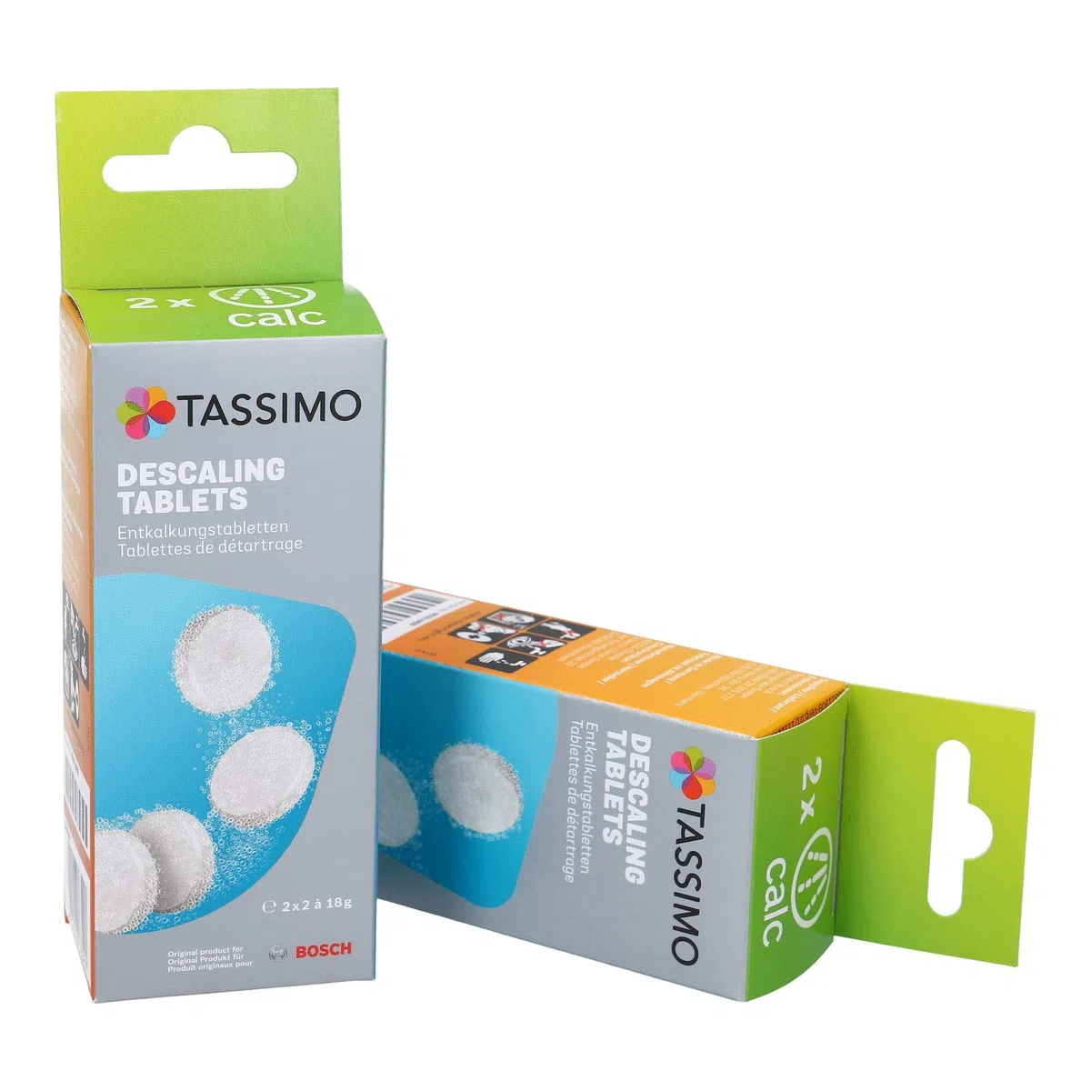 Bosch Pastillas descalcificadoras para cafetera Tassimo, 2 unidades