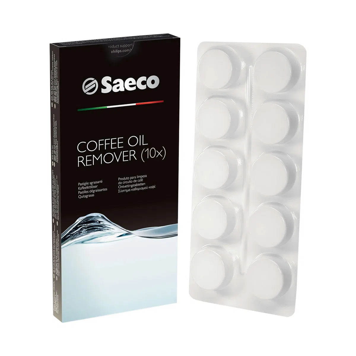 Philips 2 x 10 tabletas / Saeco RI9125 Kaffeefettloser Coffee Clean de Saeco