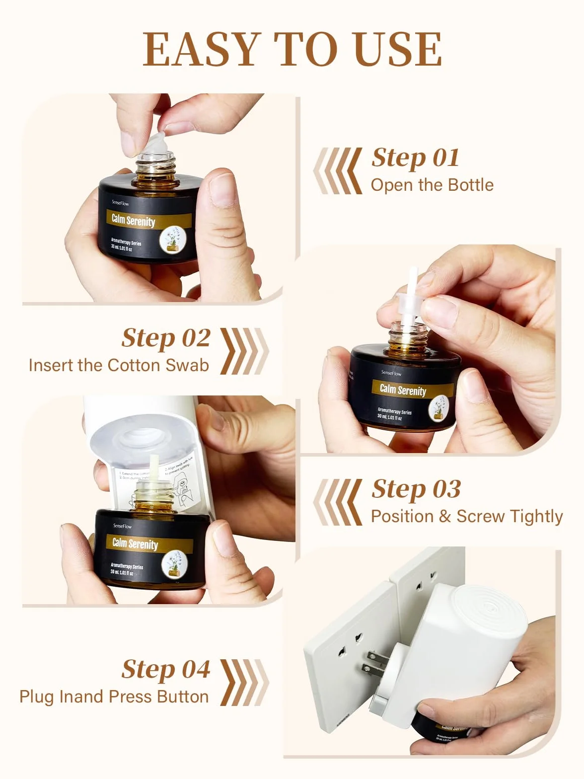 Aceite Esencial para Difusor 30ml, Aceites Aromáticos 100% Puros, Aceite de Aromaterapia de Primera Calidad, Fragancias para el Aire, Relajación - Cítricos y Loto Especiado