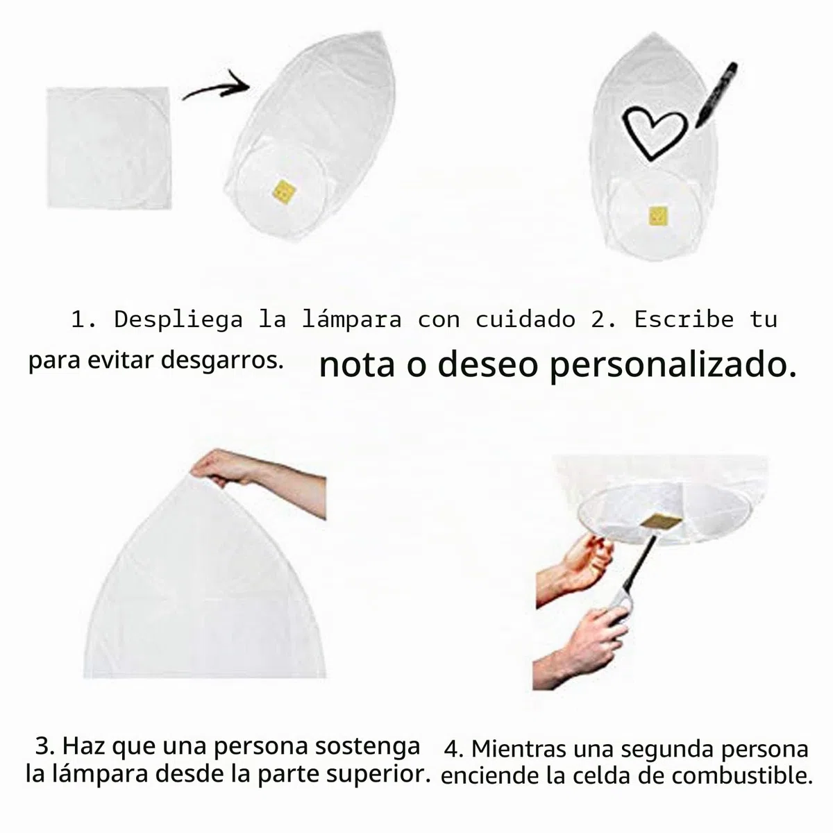 LABOTA Paquete de 5 faroles chinos de cielo, linterna de cielo para liberar en la memoria, 100% biodegradables, ecológicas, linternas flotantes para vuelo exterior, decoración de fiestas, cumpleaños,