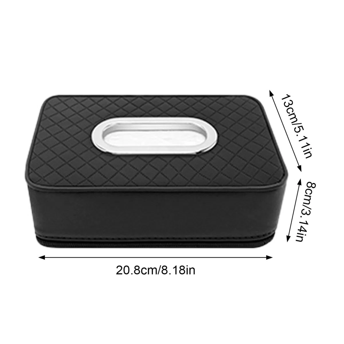 Soporte para pañuelos de coche | Servilletero - Funda para pañuelos de asiento trasero, servilletera, caja de servilletas para coche, organizador de visera de coche, cremallera exquisita, ajustable