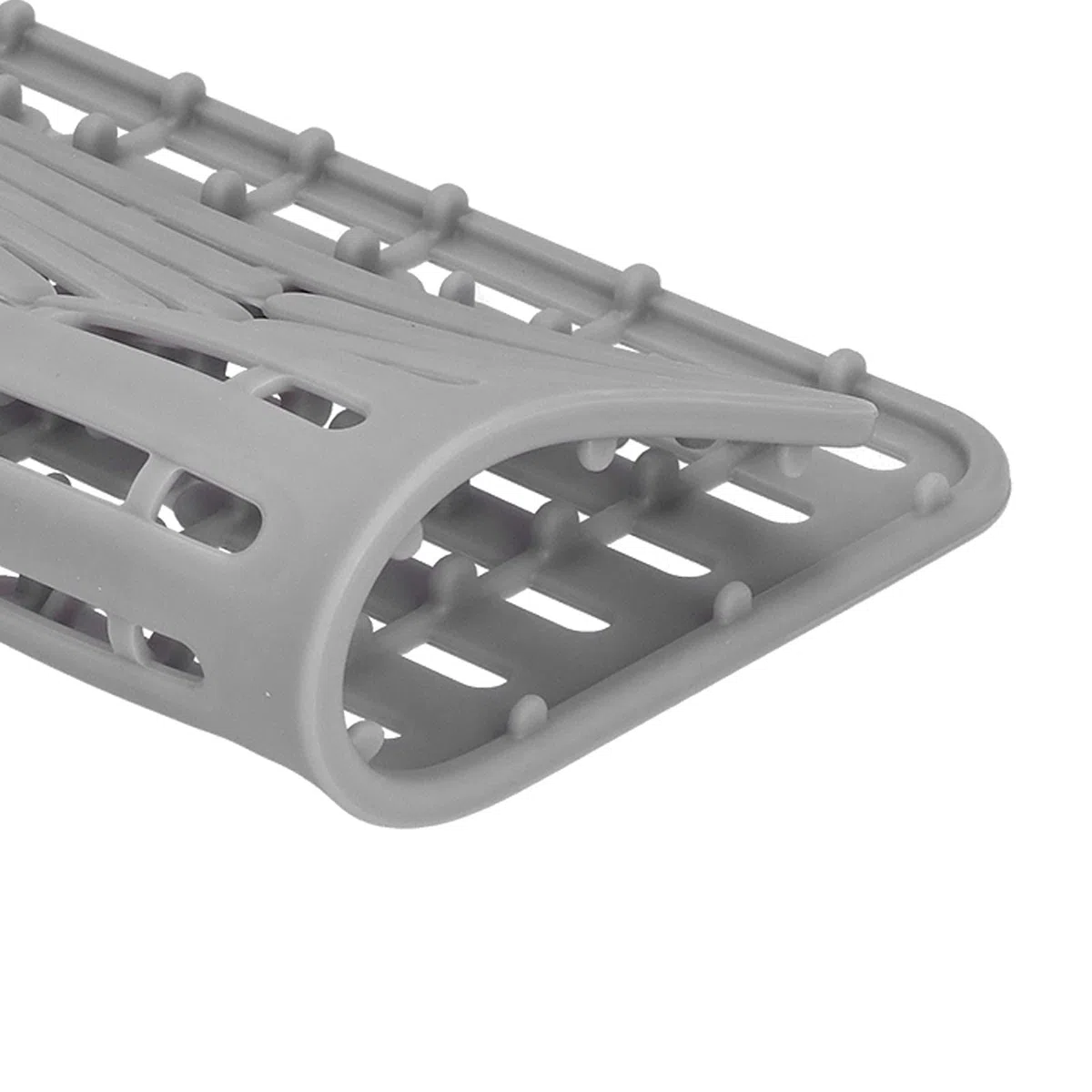 Alfombrilla para fregadero, alfombrilla para secar platos, alfombrilla para drenaje de cocina de silicona multiusos, Protector de almohadilla resistente al calor y antideslizante(1#)