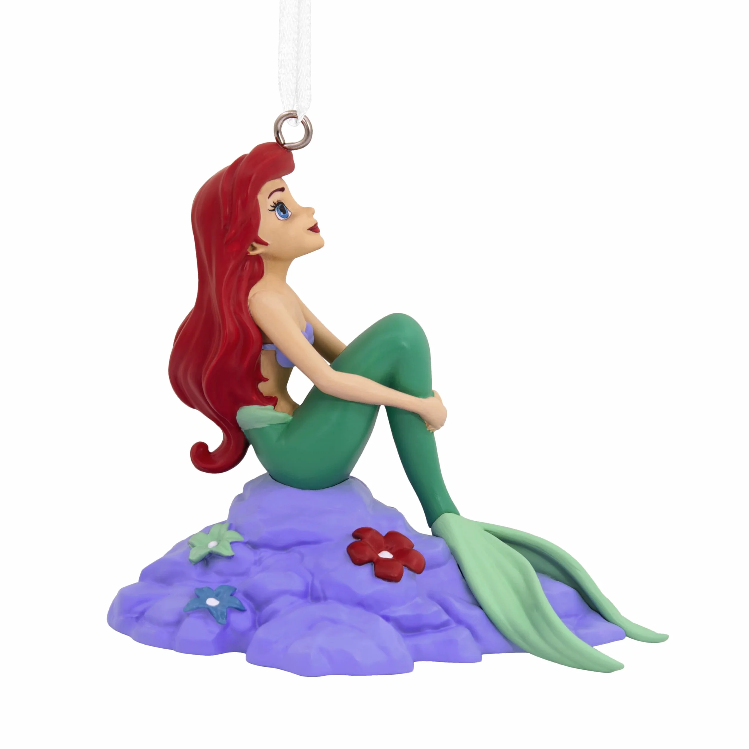 Hallmark Adorno de Ariel, decoración de árbol de la Sirenita, Adorno Colgante de Disney, Adorno Colgante de Navidad, Regalos para Navidad