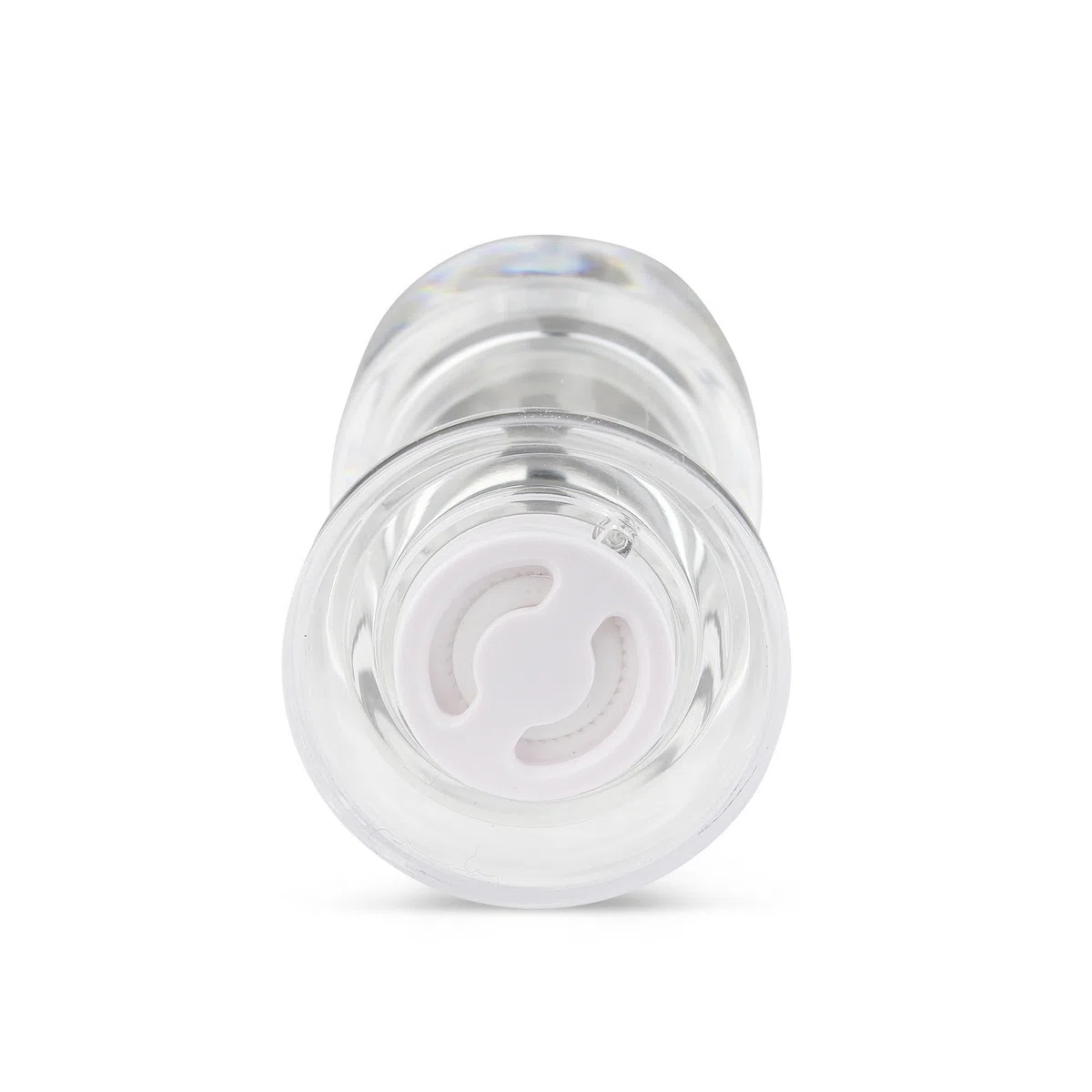 Grunwerg Combinación de Molinillo de Pimienta y Salero 2 en 1, Engranajes Cerámicos Duraderos y Anticorrosivos, 14.5 cm - Acrílico Transparente