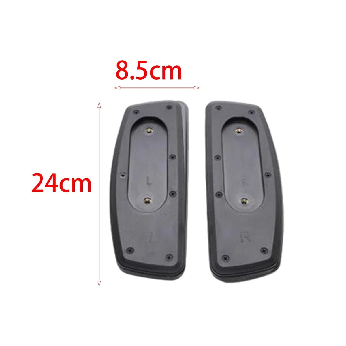 harayaa 2 Piezas de Almohadillas de Repuesto para reposabrazos de Silla de Oficina, universales, Antideslizantes, Resistentes al Desgaste, Montaje Fijo