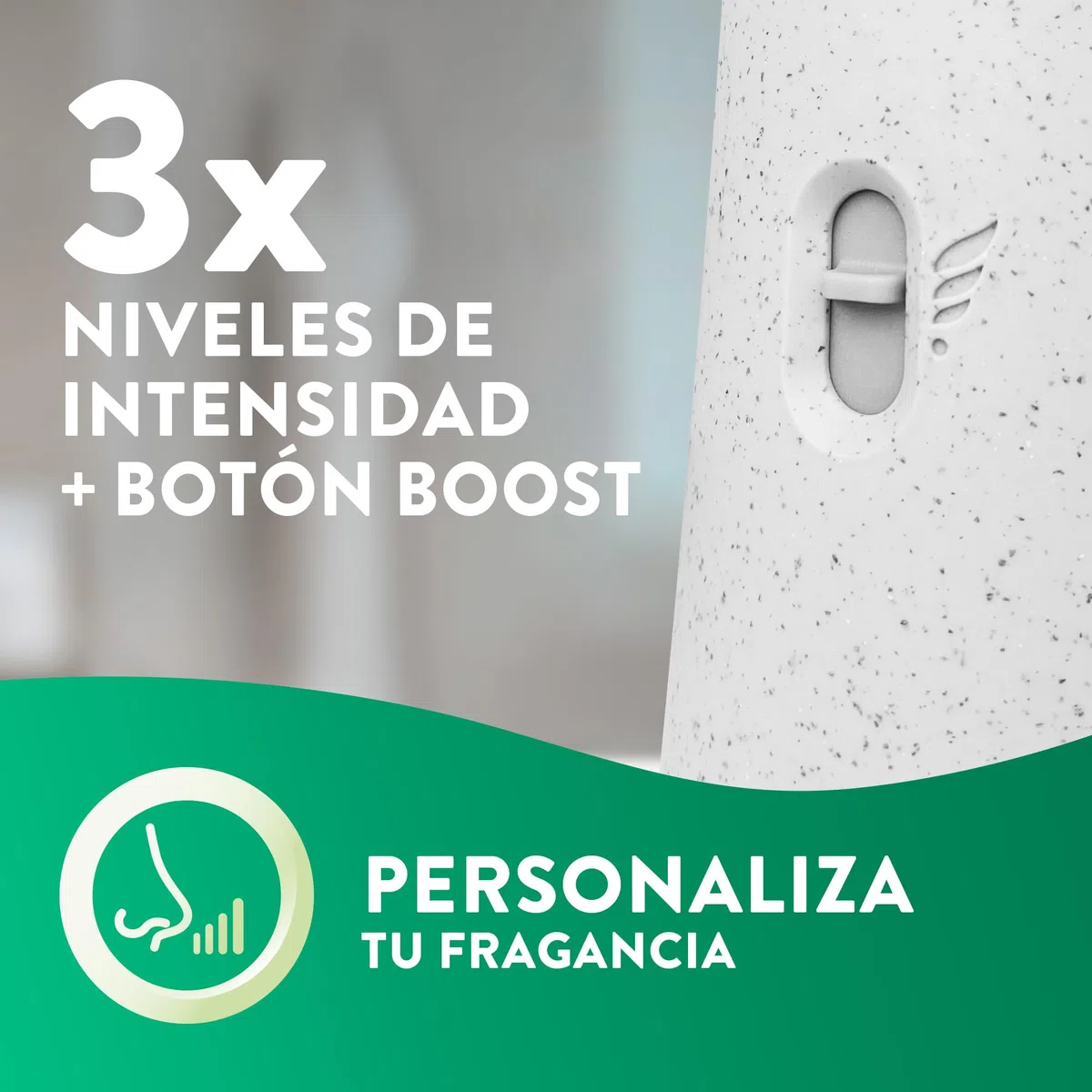 Air Wick Active Fresh Spray Automatico Sin Aerosol - Ambientador para casa con aroma a Ropa Limpia con Flor - Pack de 4 Recambios (228mlx4)