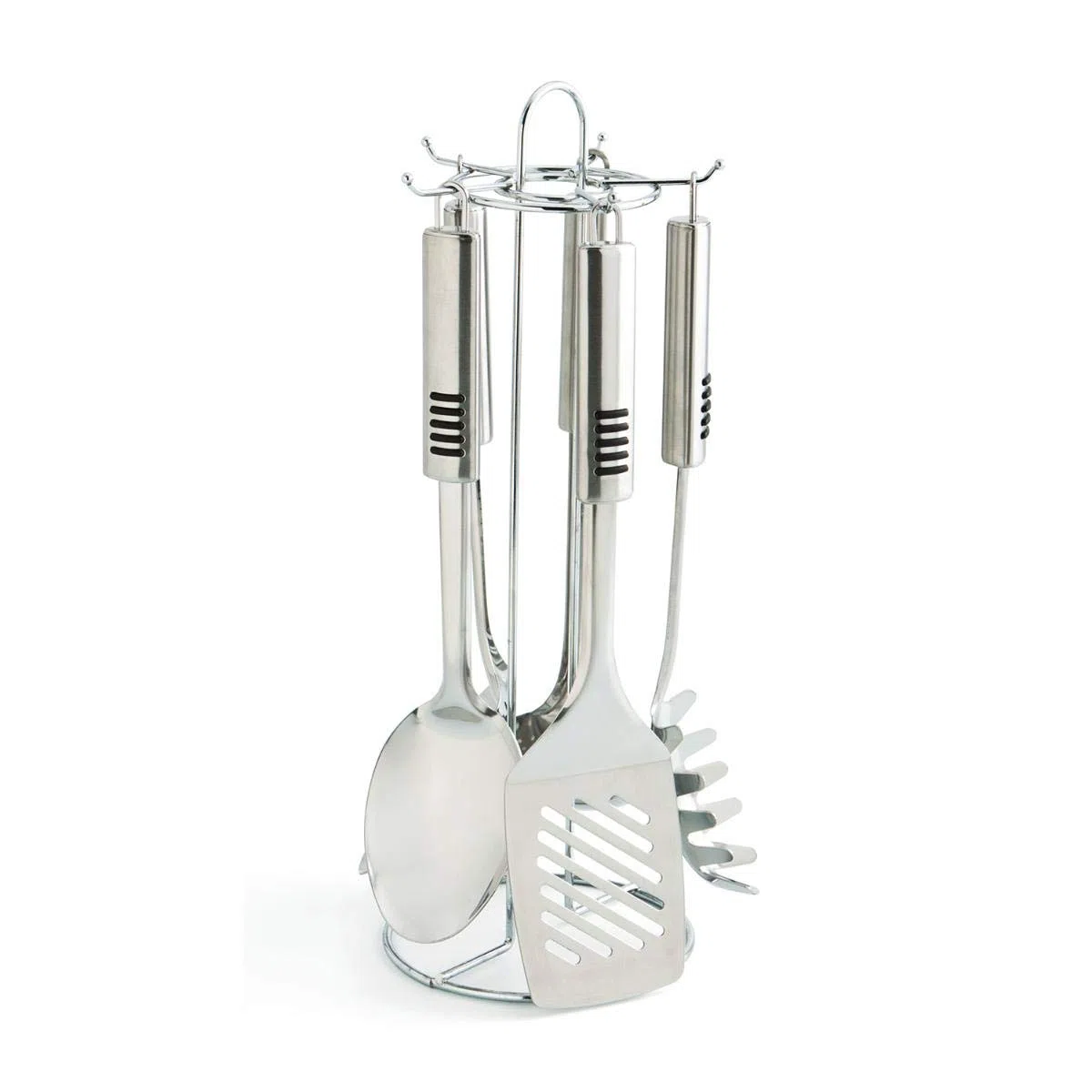 Quid Brassia Set Gadgets Acero Inoxidable 5 Piezas, 15x15x40 cm