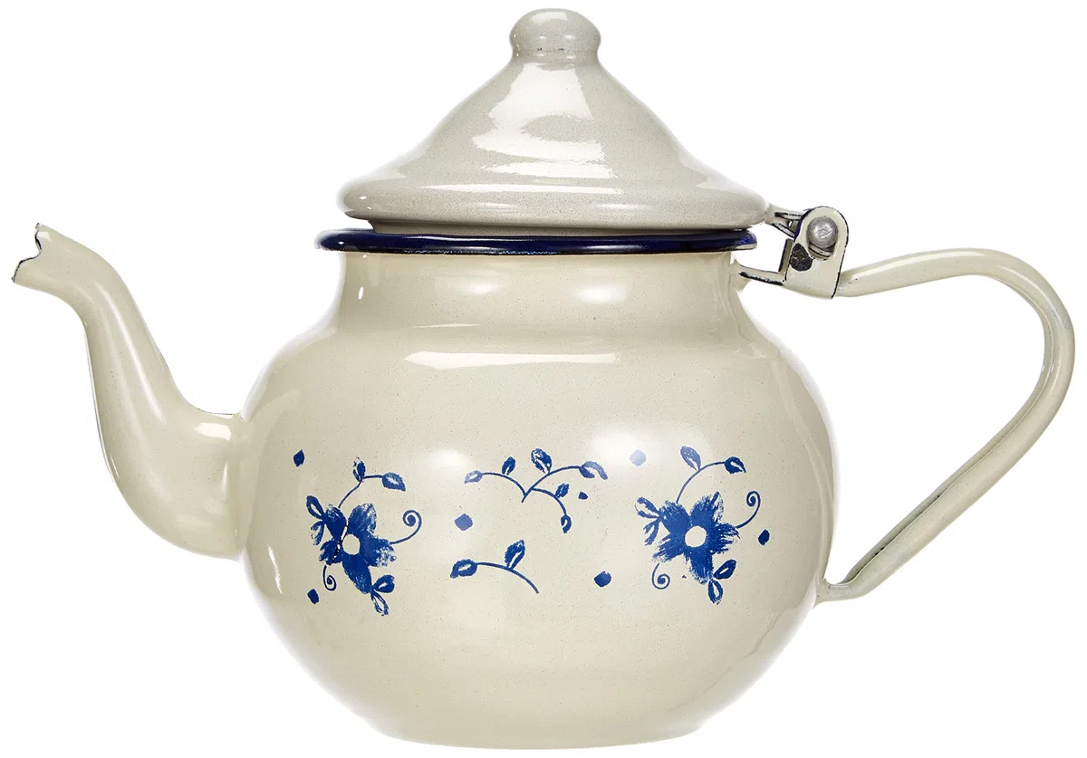 Ibili 918807 - Tetera de acero esmaltado vitrificado Sena 0,7 l
