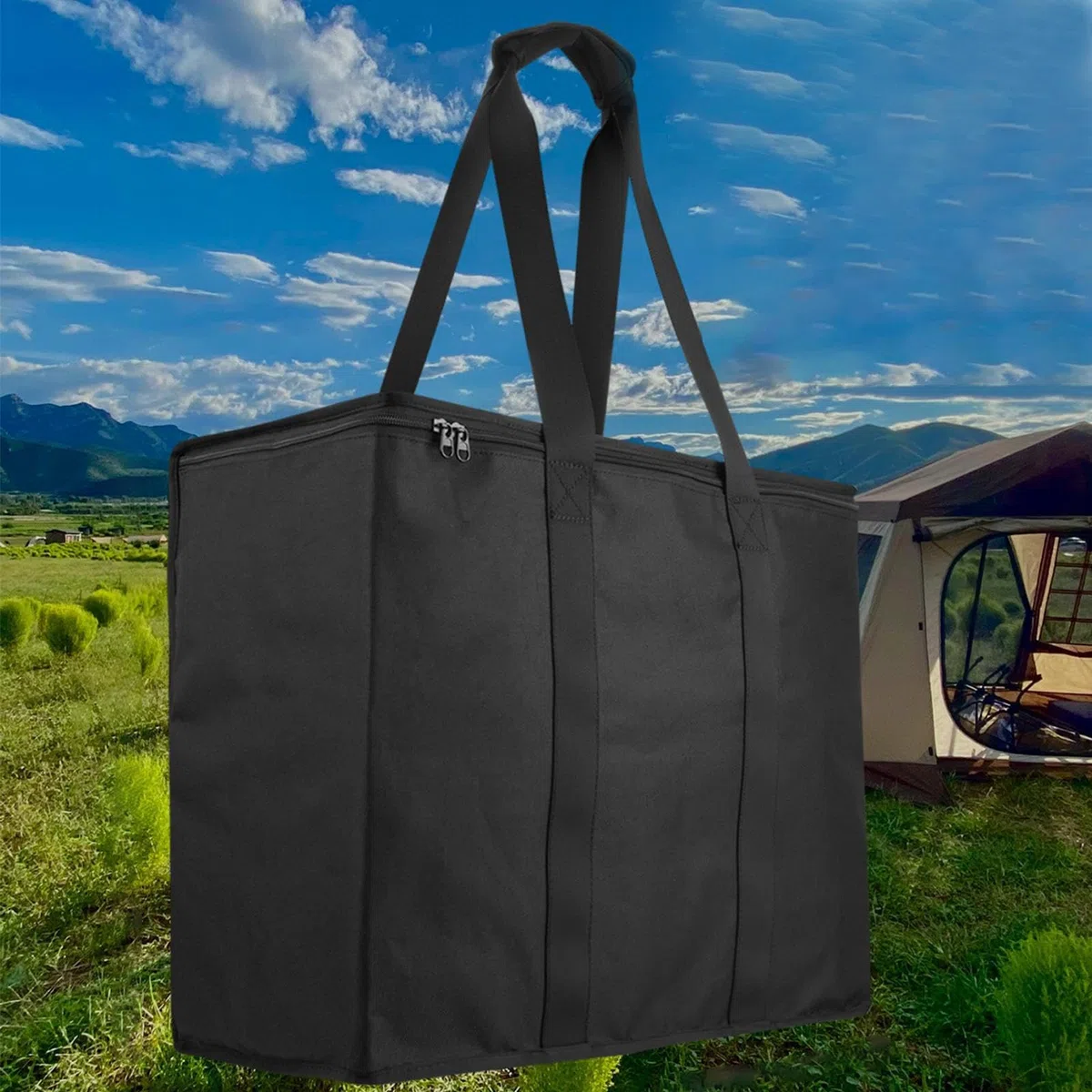 de carto de colchón inflable - Organizador de viajes duradero | Manga de nylon de servicio pesado, almacenamiento protector, compañero de compacta, impermeable para acampar, senderismo,