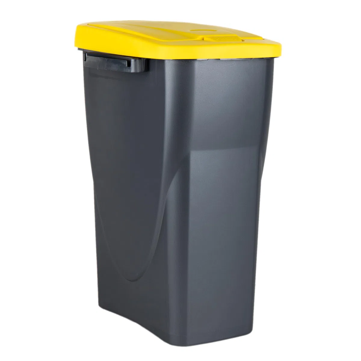 Cofan Cubo de basura amarillo para reciclar plásticos y envases | Capacidad de 15, 25 o 45 litros | Tres Medidas (15 L)