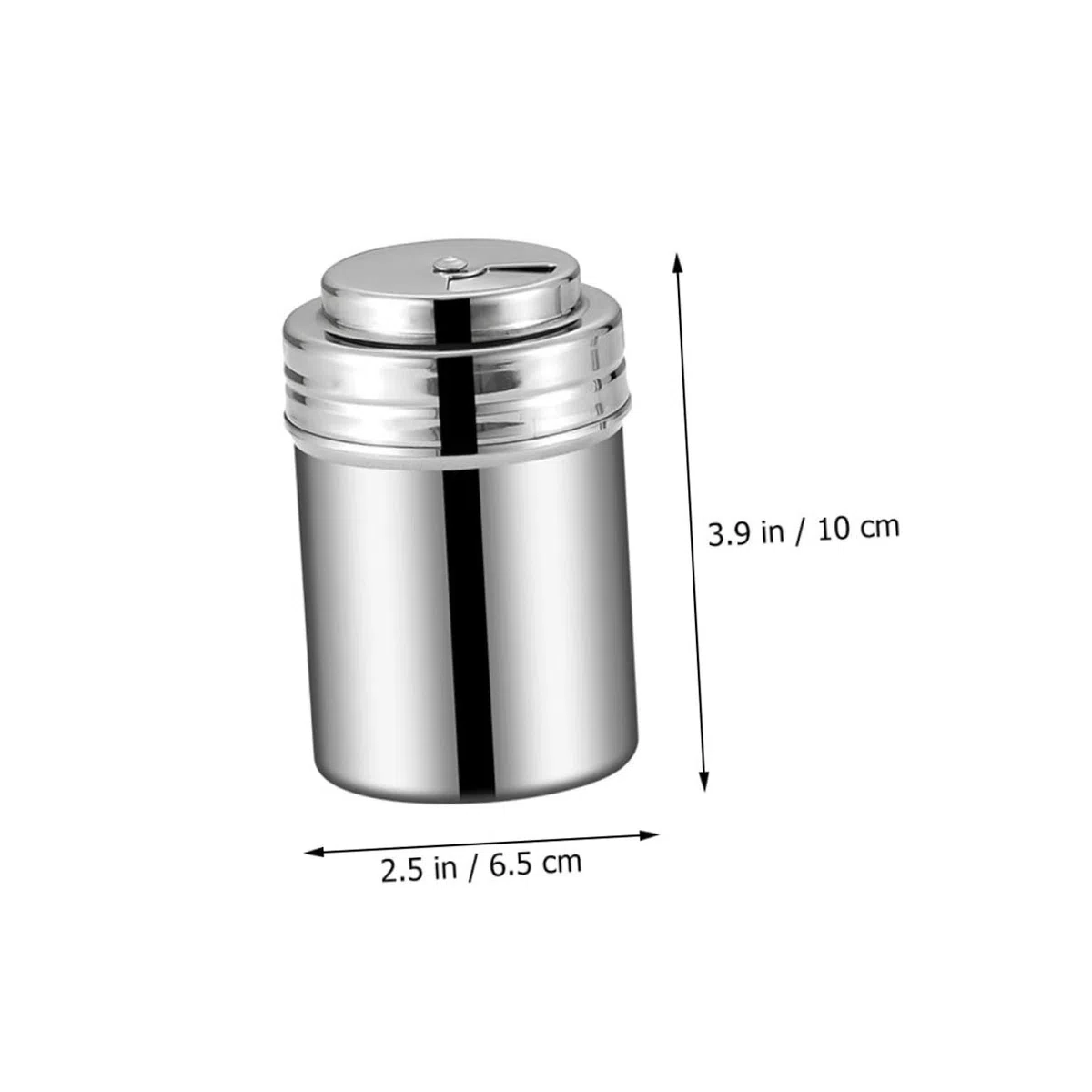 Recipientes De Acero Inoxidable Para Condimentos 304 Tapa Anti-humedad Diseño Minimalista Adecuado Para Cocina y Comedor 1