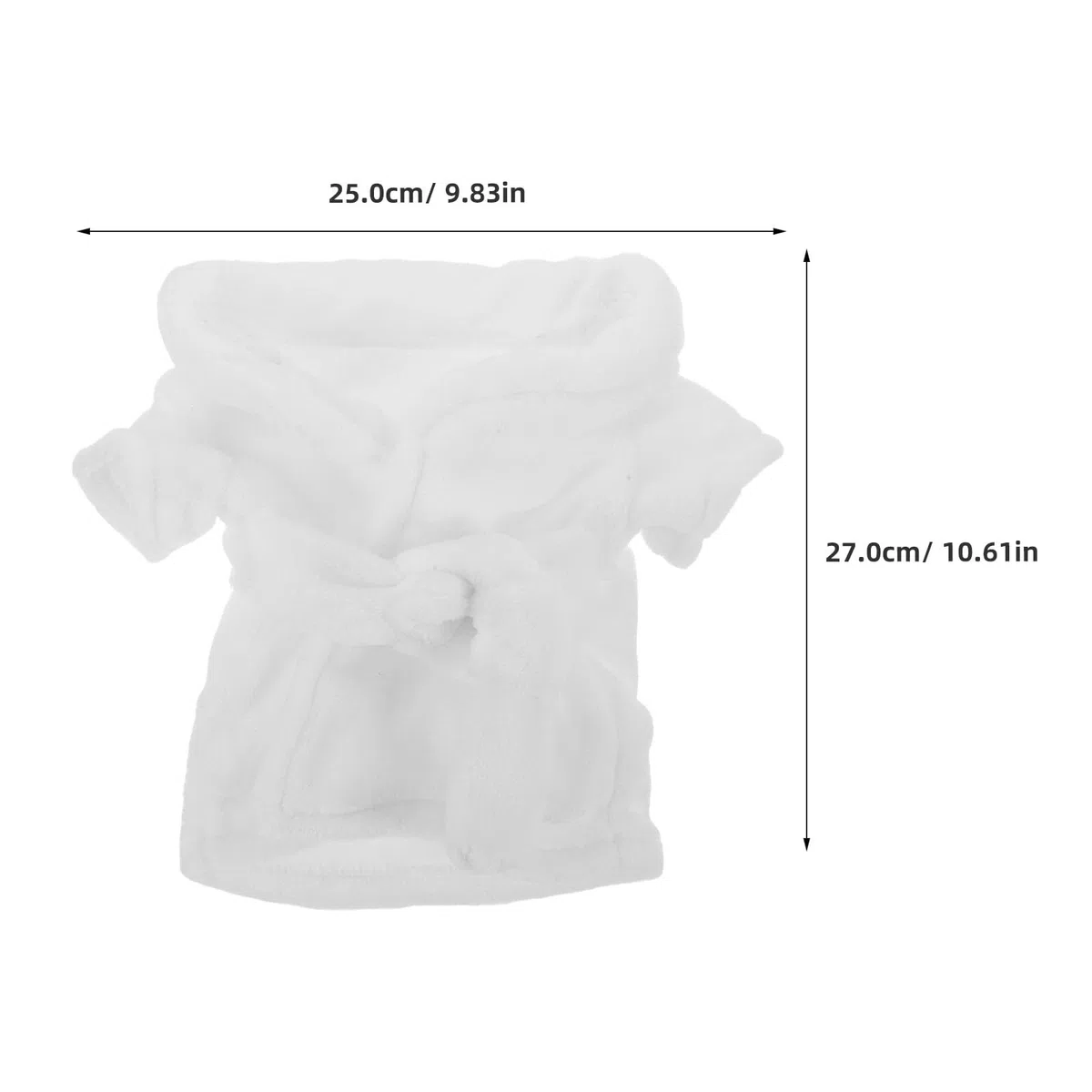 Uonlytech 1 Juego de Bata de baño para muñeca de Oso de Peluche de 36 cm, Pijama para Dormir, Bata de Peluche, Traje de SPA para Juego de rol y Vacaciones.