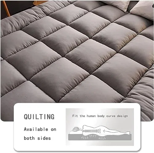 Futón japonés de suelo, portátil, colchón de cama plegable enrollable, sofá cama de invitados, antideslizante y transpirable, colchón de camping de tamaño matrimonial