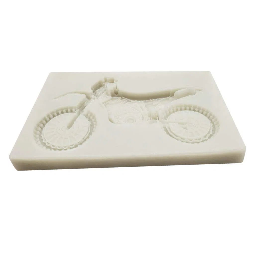 3D Motocicleta Moldes de Silicona Sugarcraft Cake Decorating Fondant Mold DIY Baking