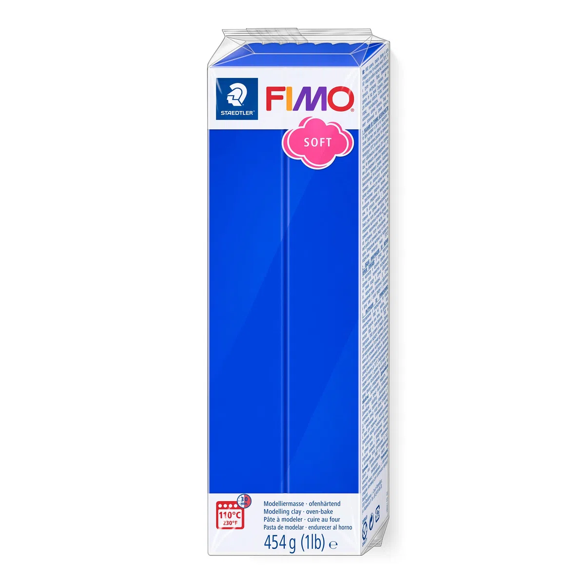 STAEDTLER-8021-33 ST Pasta de modelar de endurecimiento al horno, Color azul ultramarino, (8021-33)