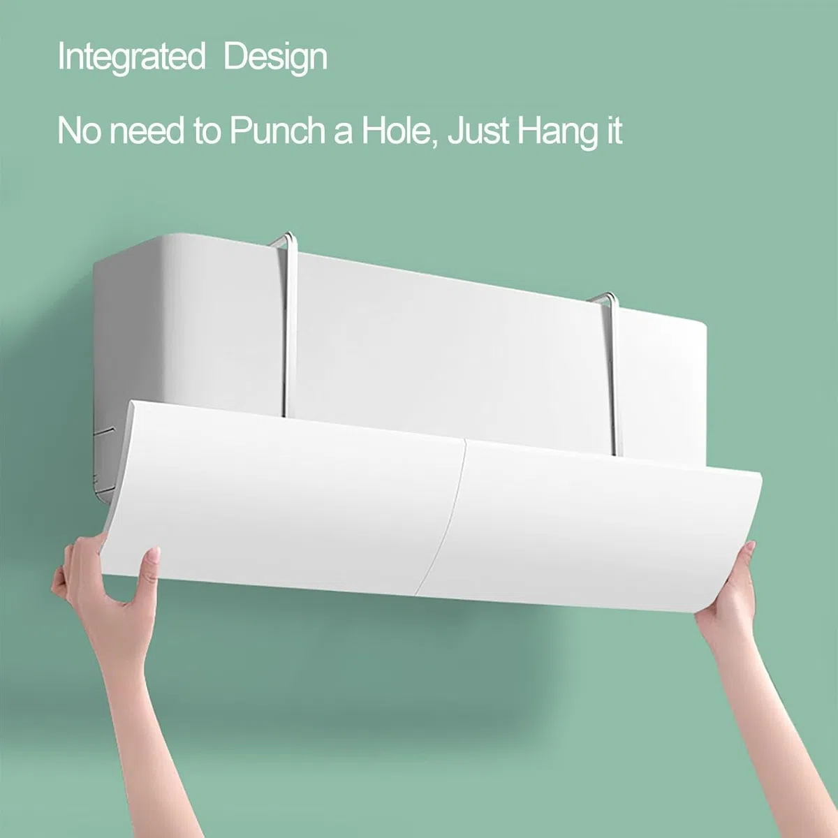 Deflector De Aire Acondicionado, Universal Para Aire Acondicionado Frío Caliente, Para Casa Oficina Ancianos Mujeres Embarazadas Aire Acondicionado Blanco, Ajustable Parabrisas