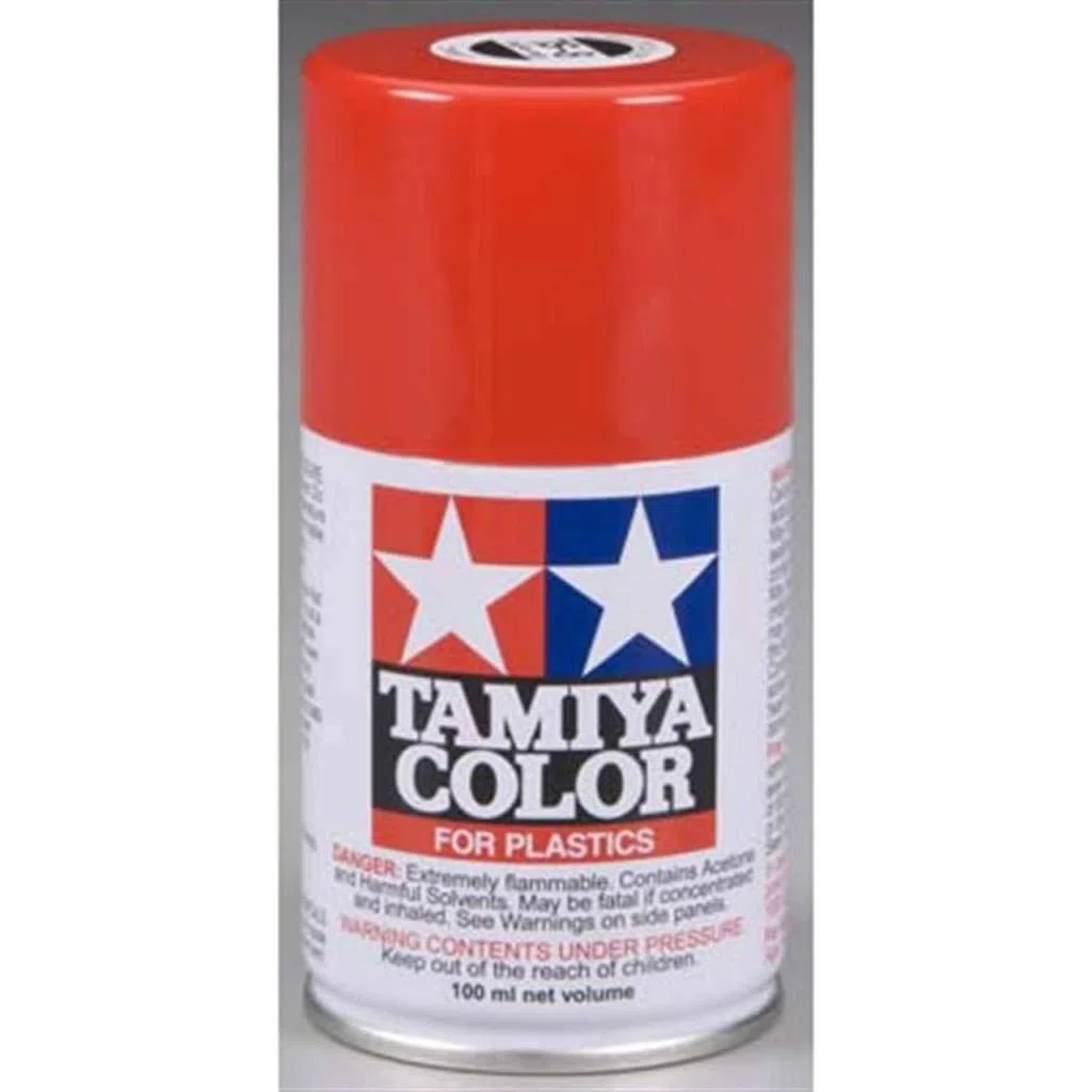 TAMIYA 85008 TS-8 Italiano Rojo Brillante 100 ml Pintura en aerosol para modelismo de plástico, modelismo y accesorios de manualidades, 100 ml (1 unidad)