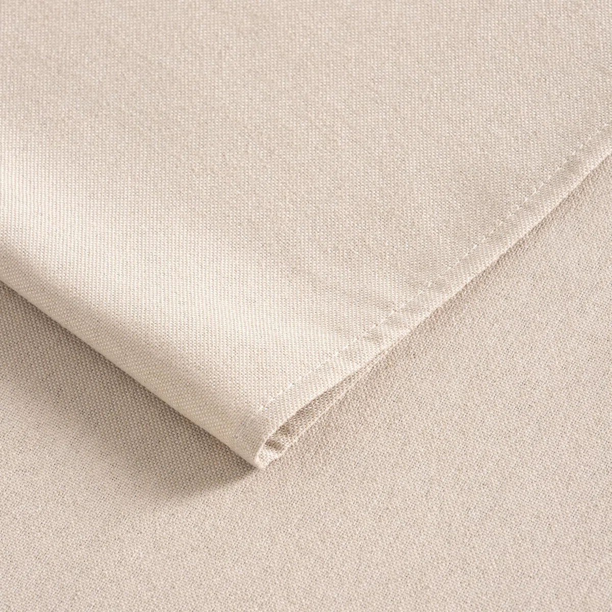 GAMUSI Mantel Antimanchas Liso Rectangular Tejido Jaspeado, Tacto Natural, 140x200 cm, Piedra
