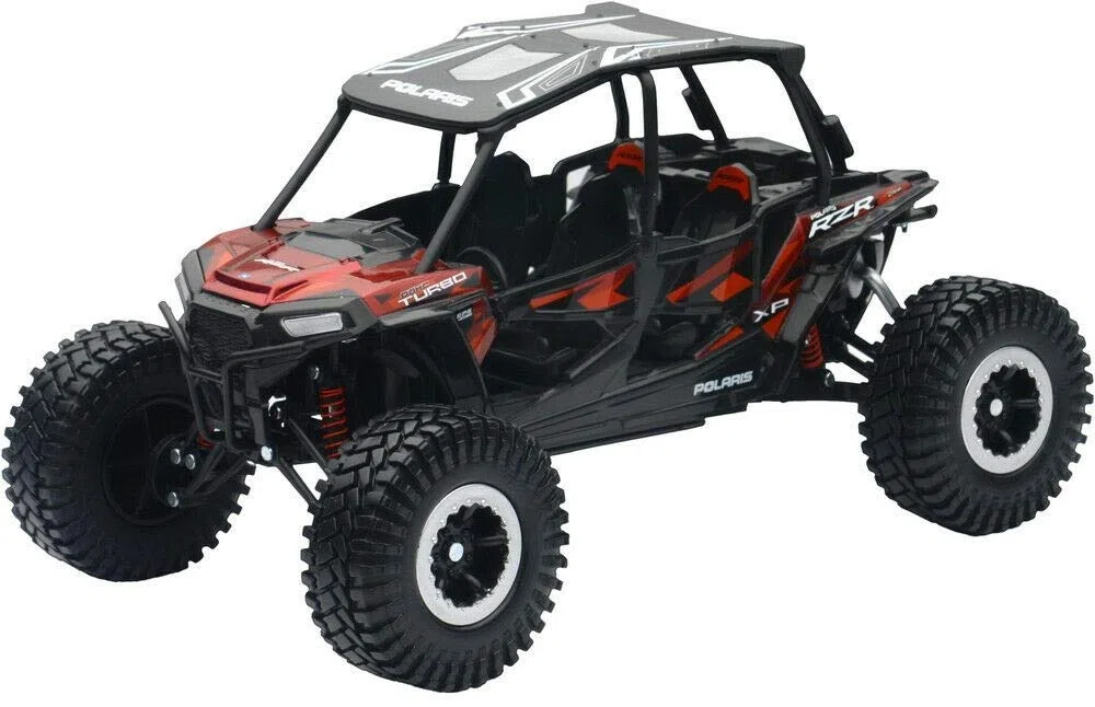 NewRay NEW57976R Polaris RZR XP 900 - Quad de color rojo y negro (escala 1:18)