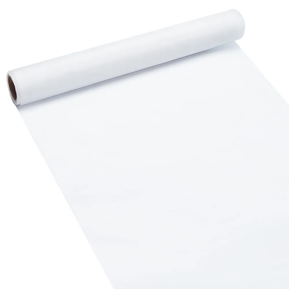 BENECREAT Filtro de malla de nailon blanco, 40 x 400 cm, malla de 200 malla, malla de filtro de agua reutilizable, resistente al calor, tejido de filtro fino para pintura, cervezas caseras