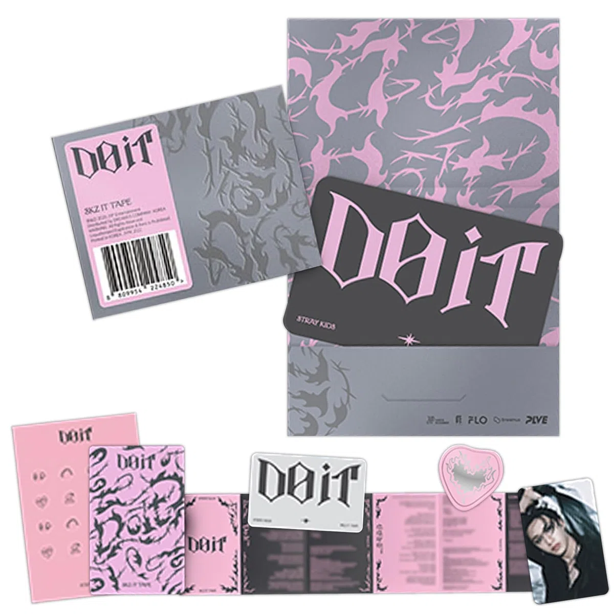 Stray Kids - SKZ IT TAPE [DO IT] (PLATFORM PLVE Ver.) – No CD Random Photocard + Image Card + Wax Seal Sticker + Folded Lyric Paper + Gift