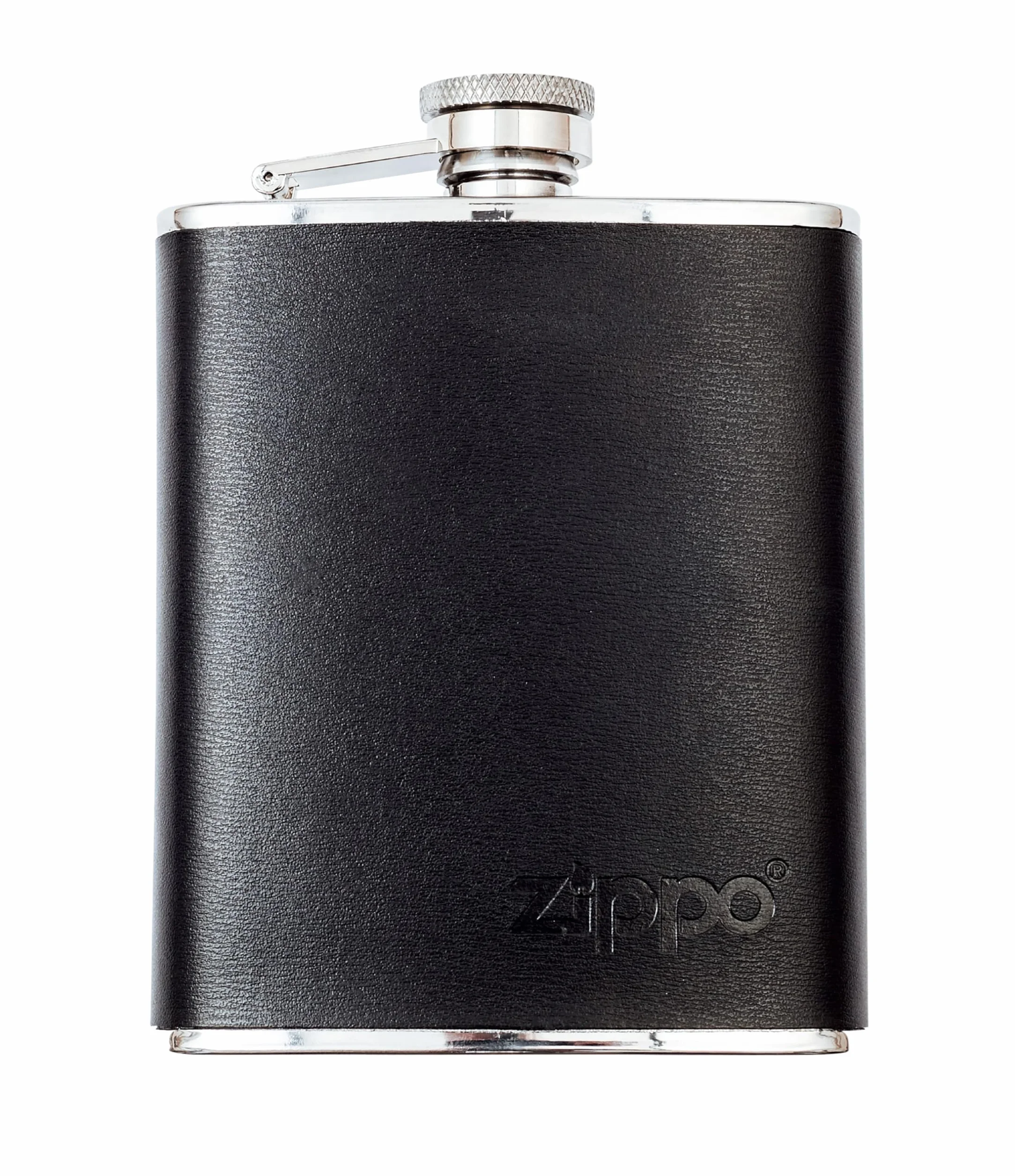 Zippo Cuero Envuelto Petaca, Mocha, 6 oz