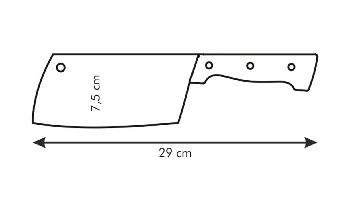 MACHETA Cocina 16CM Home Profi