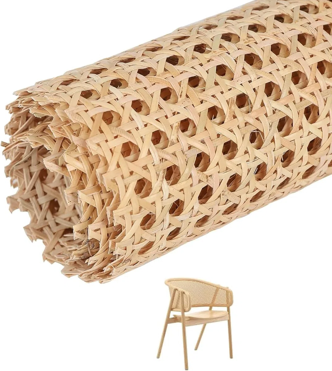 Rollo de ratán de correas de caña de 40x95 cm, trenza de ratán, ratán abierto tejido, decoración del hogar, trenza vienesa de muebles, para proyectos de azotes